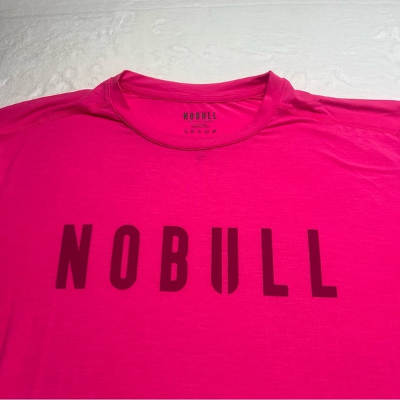 NOBULL Bright Pink Performance Tee - Picture 3 of 9
